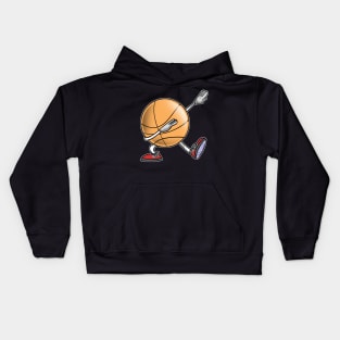 Dabbing Basketball Outdoor Kids Hoodie